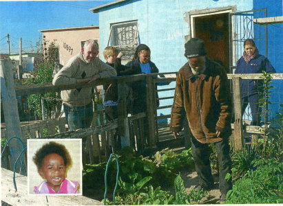 „Hope & Future" finanziert ein Ernährungsprogramm in Delft und unterstützt die Anlage von Gemüsegärten - damit Kinder wie die kleine Onele trotz HIV gut durchs Leben kommt. Foto: Hope &Future